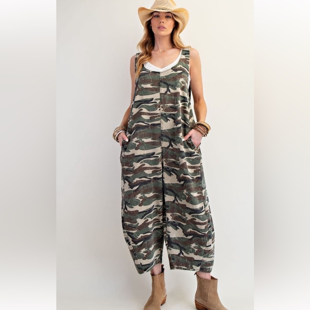 Easel Camouflage Jumpsuit